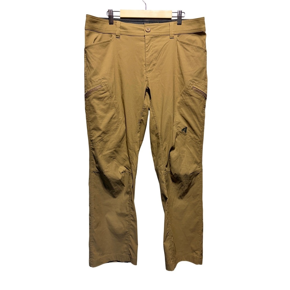 Eddie Bauer First Ascent Guide Pro Pants 36x30 Khaki Tan Hiking Climbing Outdoor